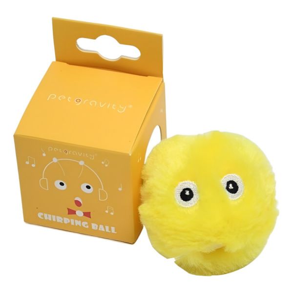Motion-Activated Cat Toy Ball with Sound, Movement and Catnip