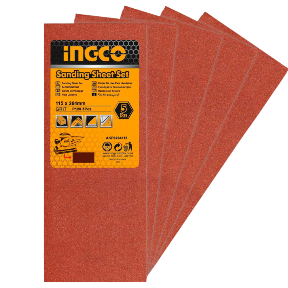 Ingco - Sanding Sheet Set (P120) | Shop Today. Get it Tomorrow ...