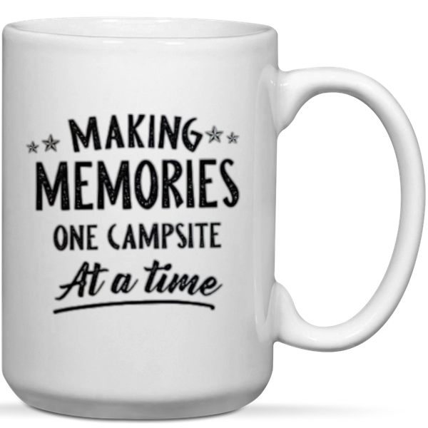 Making Memories One Campsite At A Time Adventure Camping Gift Keyring
