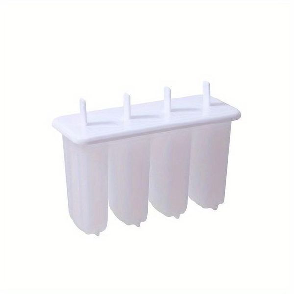 Creative Homemade With Lid, Classic Old Popsicle Maker, Home Sealed 4 Slots