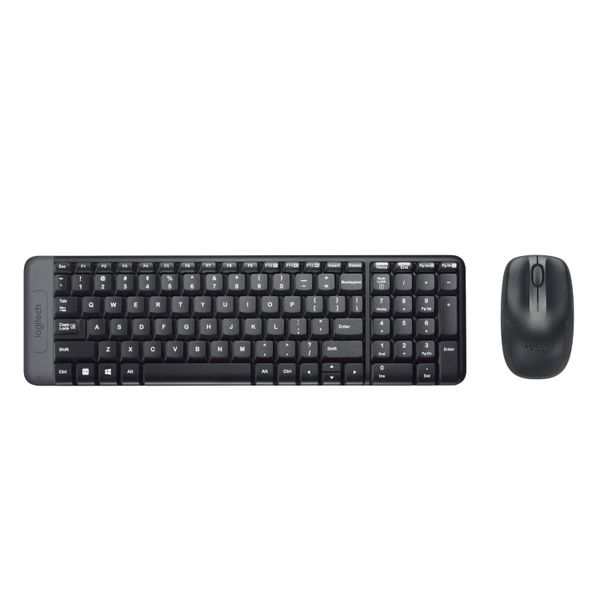 Logitech MK220 Compact Wireless Keyboard Mouse Desktop Set