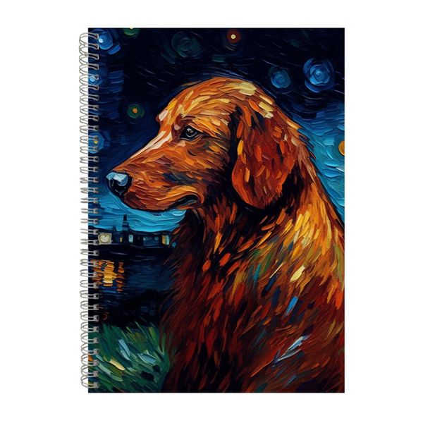 IRISH SETTER Starry Night Notebook Animal Gift Idea Notepad Pad 113
