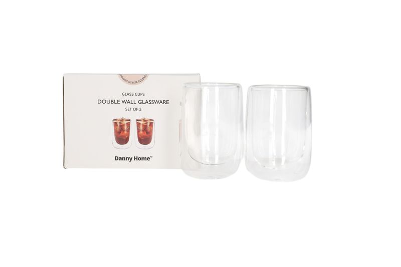 Danny Home Double Walled Glass - Set of 2