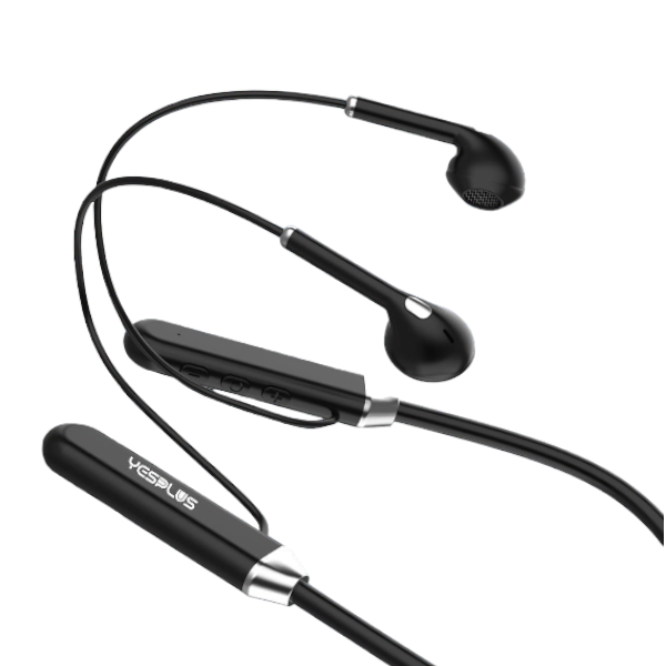 YESPLUS - YS-618 - Wireless Neckband Earphones With HiFi Sound - Black