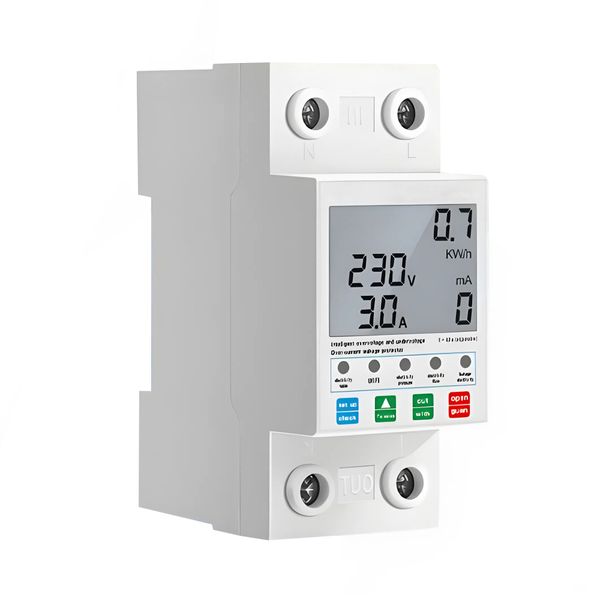 Smart Switch Voltage&amp;Energy Monitoring Multi Function Protector AC110-220V