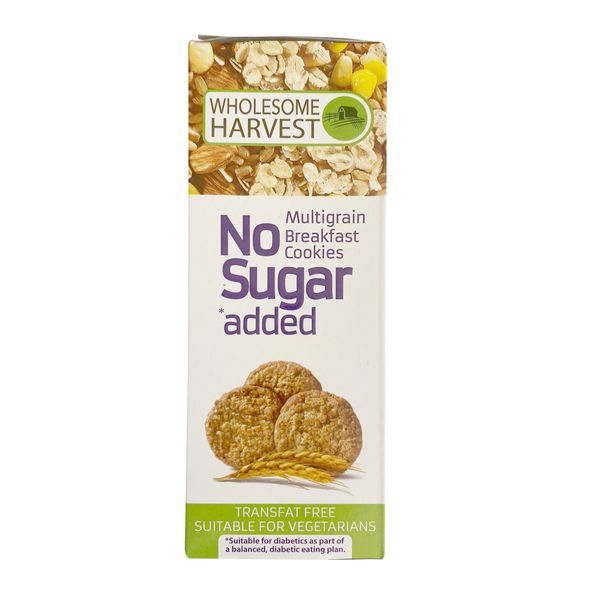 Wholesome Harvest Sugar-Free Multigrain Cookies 4 x 75g