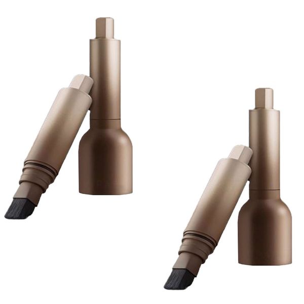 2PCS Hairline Powder Hidden Hair Parting Filler Brush - Bald Hiding Hair