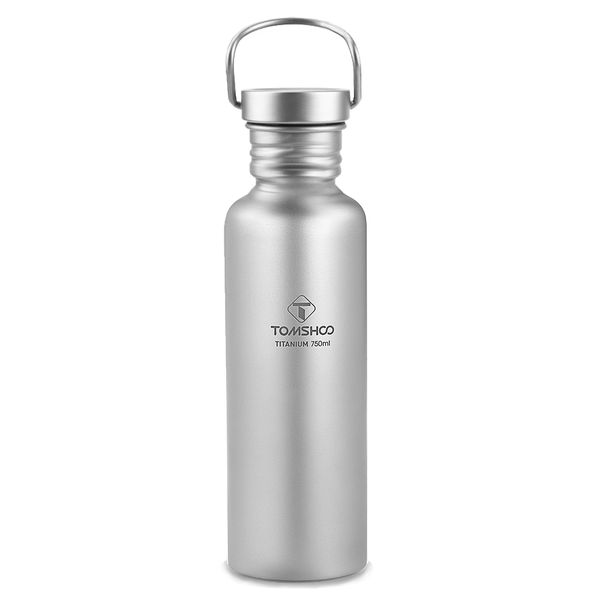Titanium Water Bottle 750ml Ultralight for Hiking