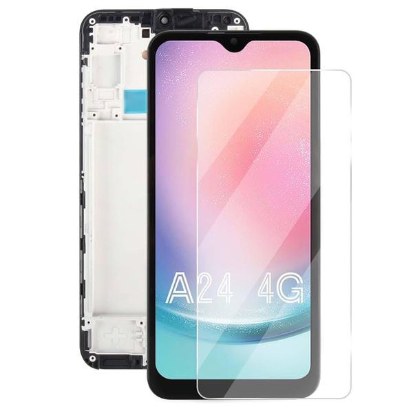 OLED LCD Screen Digitizer Full Assembly with Frame For Samsung galaxy A24