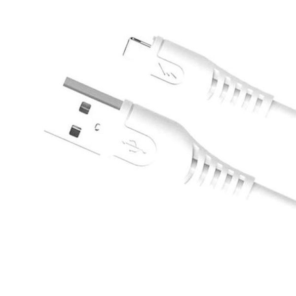 White super fast charging &amp; data cable 1m