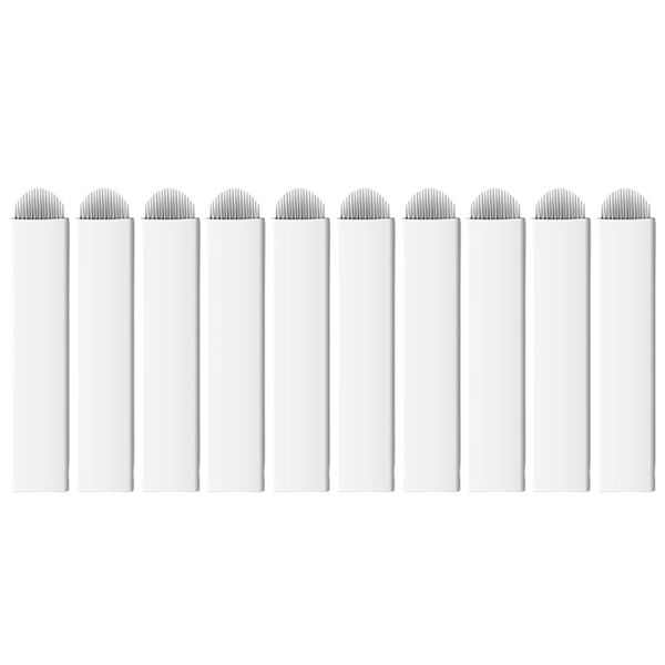 PMU/Microblading Blade Flex White (0.25) #18U (10 Piece)