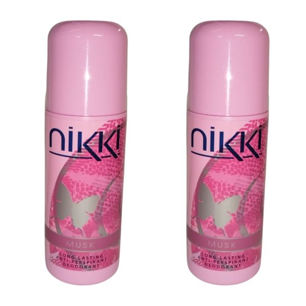 Nikki Long Lasting Anti-perspirant Roll On 50ml - Musk Pack of 2
