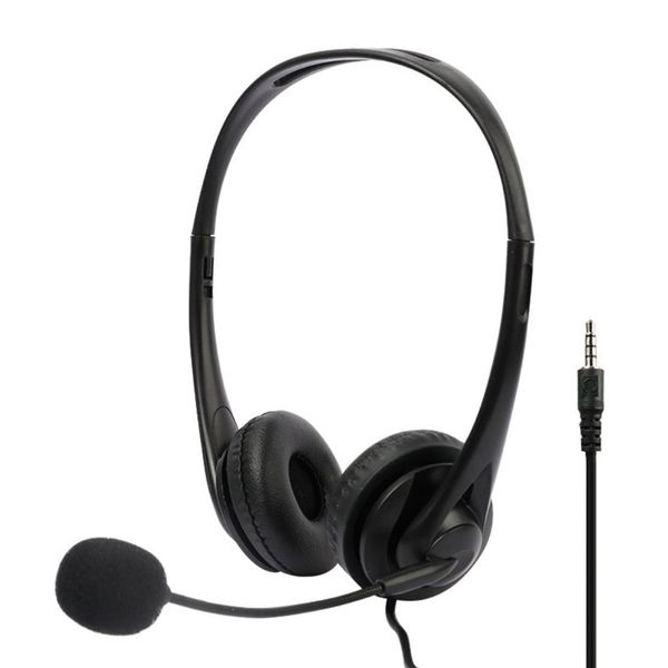 Aux (3.5mm) headphone with microphone for office work &amp; study -SY490MV