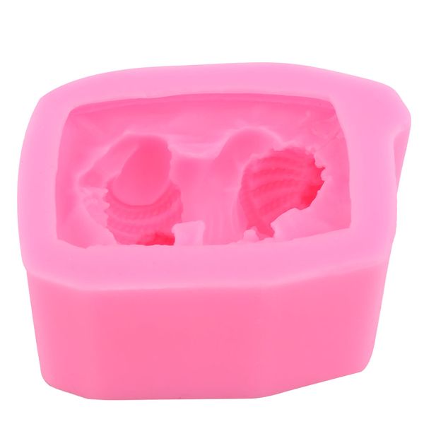 3D Sleeping Baby Shape Silicone Cake Cupcake Mould