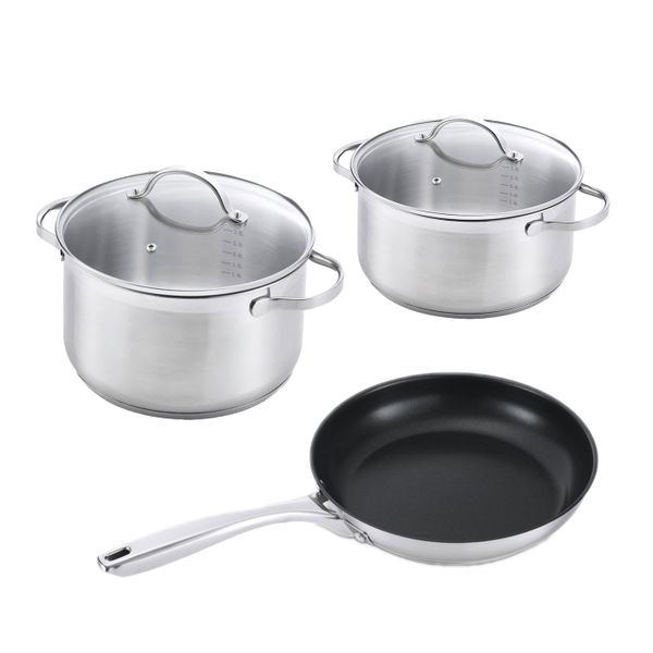 Brabantia Amsterdam 5 piece Cookware Set with Non-Stick Pan