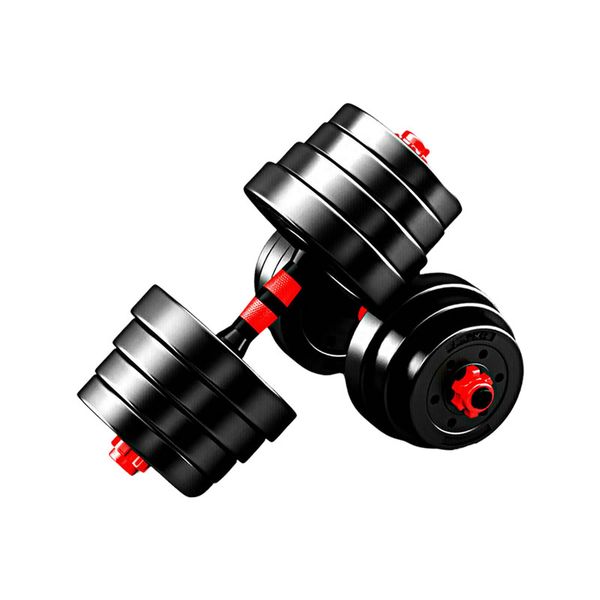 Adjustable Rubber Dumbbell Weight Set - 20kg