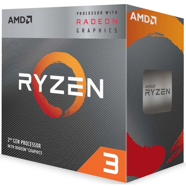 AMD Ryzen 3 3200G - 3.6GHz Quad-Core AM4 CPU with Radeon Vega 8 GPU
