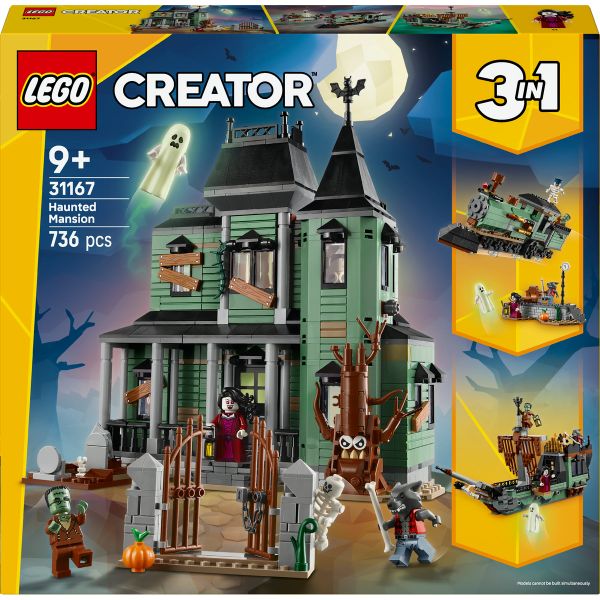 LEGO® Creator 3in1 Haunted Mansion House Building Toy 31167