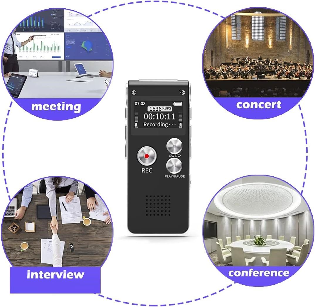 その他 professional digital voice recorder 16GB Digital Voice Recorder 16GB Voice Recorder with Playback for
