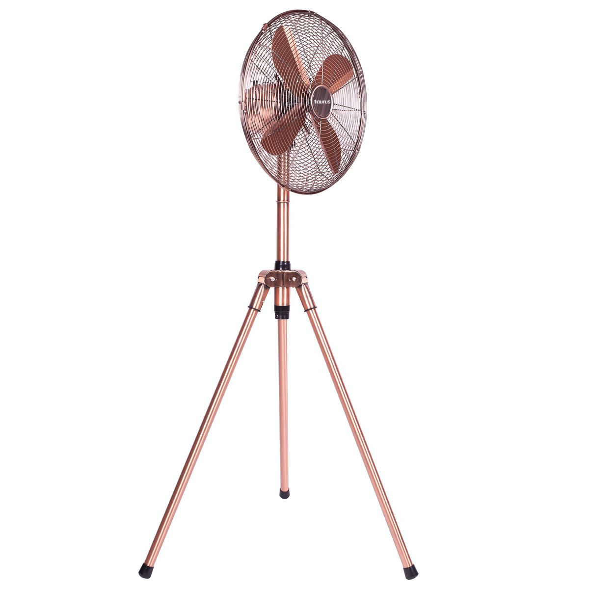 Taurus Fan 3 Speed Height Adjustable Pedestal Steel Copper 40cm 50W ...
