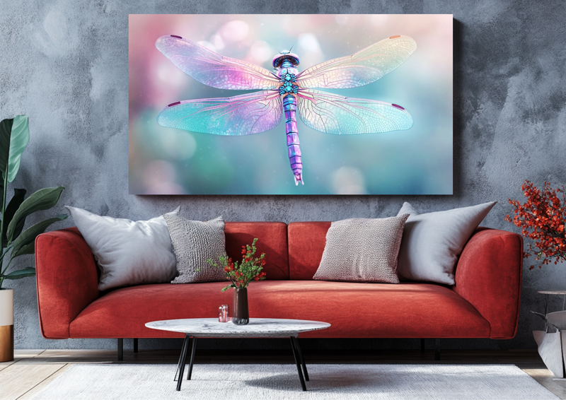 Canvas Wall Art - Rainbow Wings - BX0299