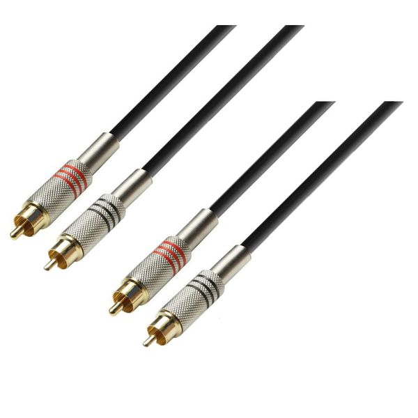 Hybrid Dual RCA – Dual RCA 0.8M Cable