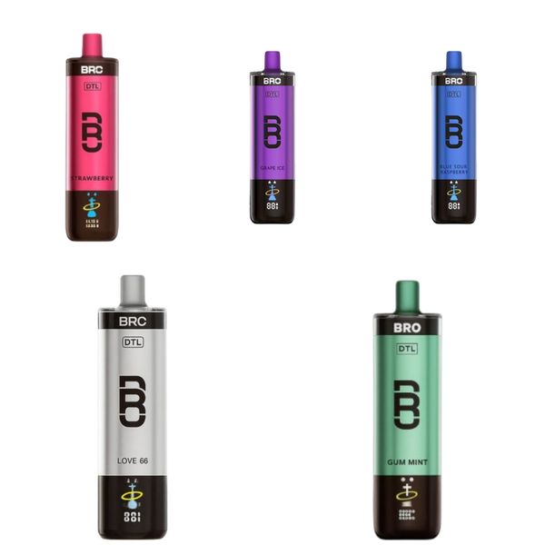 Bro Vapes Hookah DTL 40K 50mg - Variety (Pack of 5)