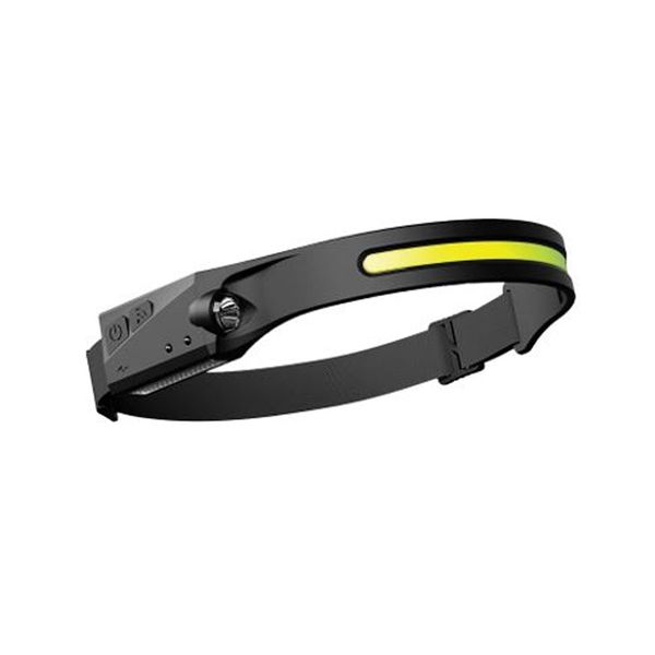 COB 300LM Silicone Gel Head Lamp With Battery (1200mAh)