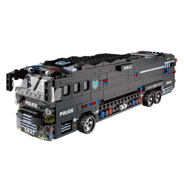 WOMA SWAT Anti-Riot Command Truck Set with Vehicles |1014pcs|C0547