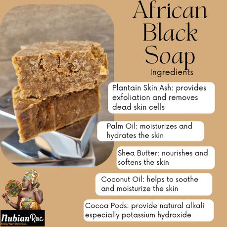 Organic African Black Soap on sale