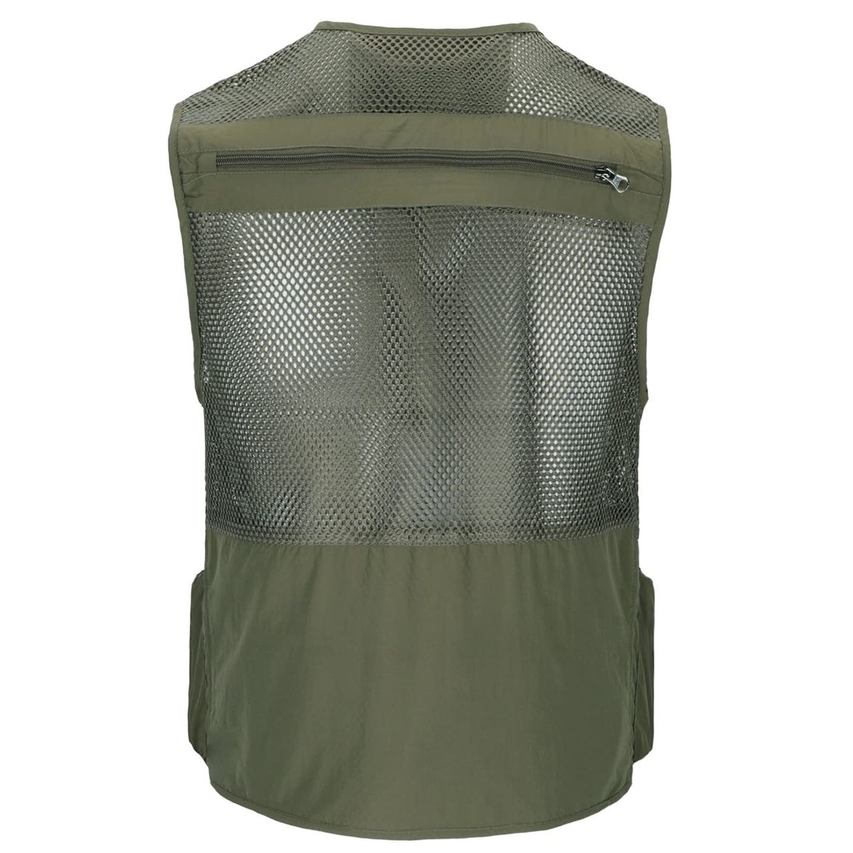 Hwalleum Heren Outdoor Multi Pocket Gilet, Mens Zomer Lichtgewicht Ademend Casual Vest Outdoor Multifunctionele Vissen Fotografie Mouwloos Vest