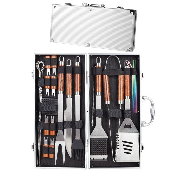 BBQ Tools 24-Piece Set Outdoor Grilling Set