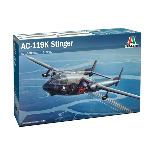 Italeri 1/72 C-119K Stinger Plane Plastic Model Kit