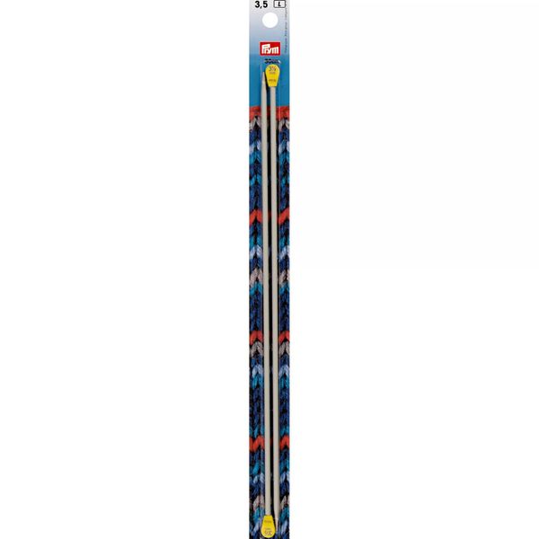 Prym 30cm Single Point Knitting Needle, Aluminium, 2.0|2.25|2.5|2.75|3.5mm