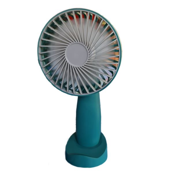 3 in 1 USB Rechargeable Fan - Stand - Fold - Phone holder - Load shedding