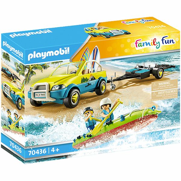 Playmobil Beach Car with Canoe 70436