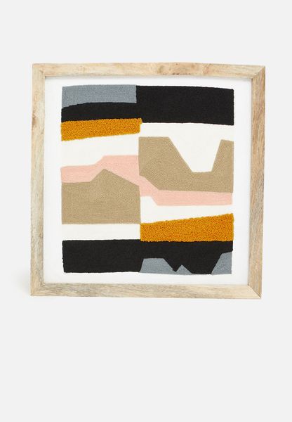 Buru Embroidered Wall Art - Multi