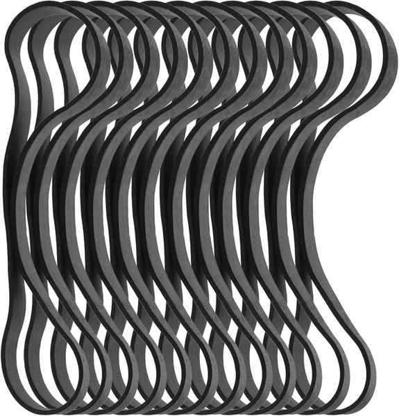 60pcs Thick Black Heavy Duty Elastic Rubber Bands Multipurpose Office