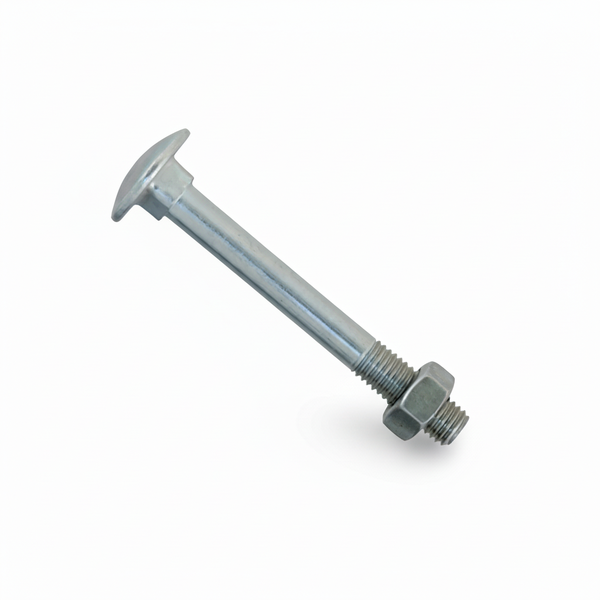 Fascor M10 x 90mm Square Cup Bolts with Nuts - 4 Piece Set
