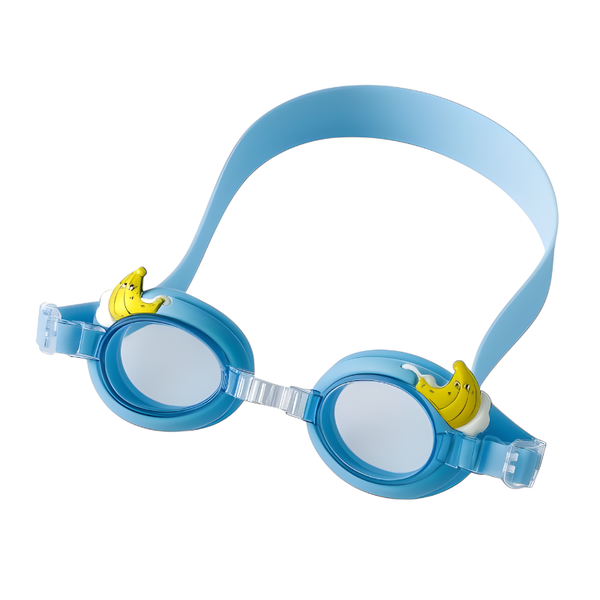 Anti-Fog Swimming Goggles - Blue and Yellow