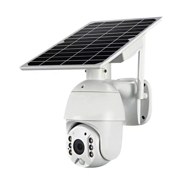 1080P HD Zoom PTZ Solar Powered CCTV Security Camera PIR Human Detection