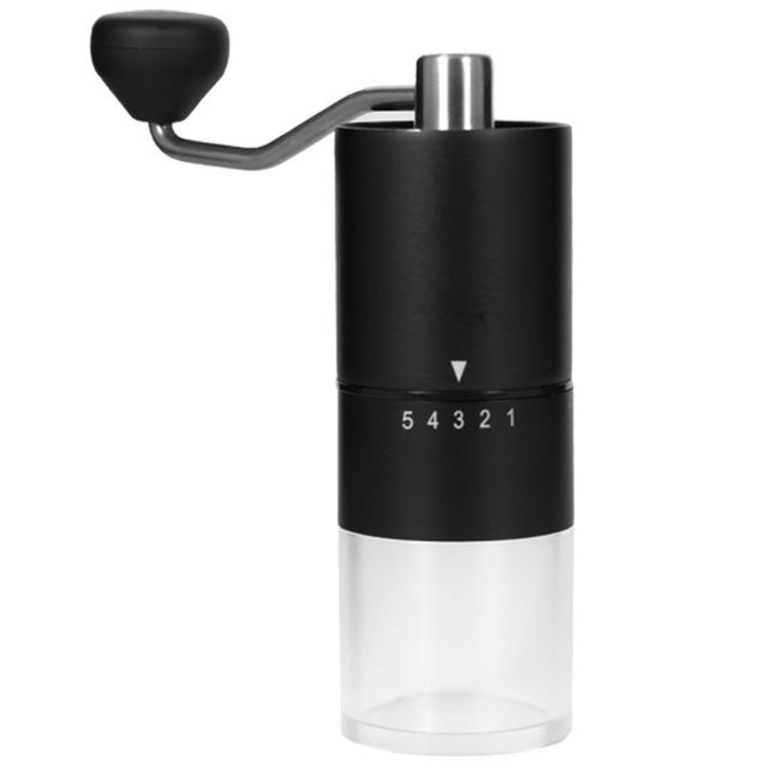 Coffee Grinder Manual Portable 5-gears Efficient Sturdy for Home Office