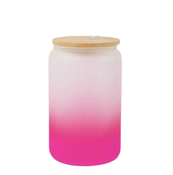 Pink Frosted Cocktail Glass