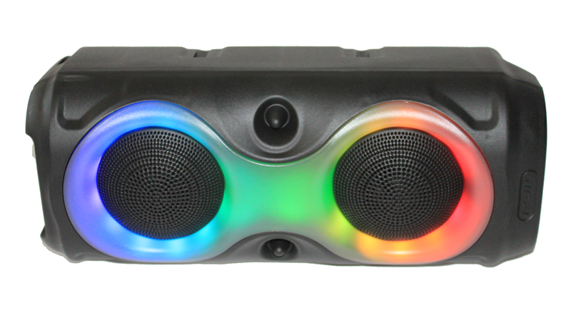 Super Bass Bluetooth Speaker - Light Modes with USB / FM Function-