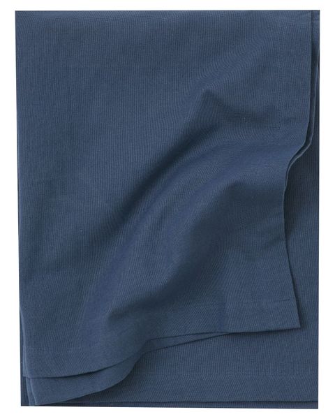 Blue Organic Cotton Tablecloth 6-8 seater (140x240cm)