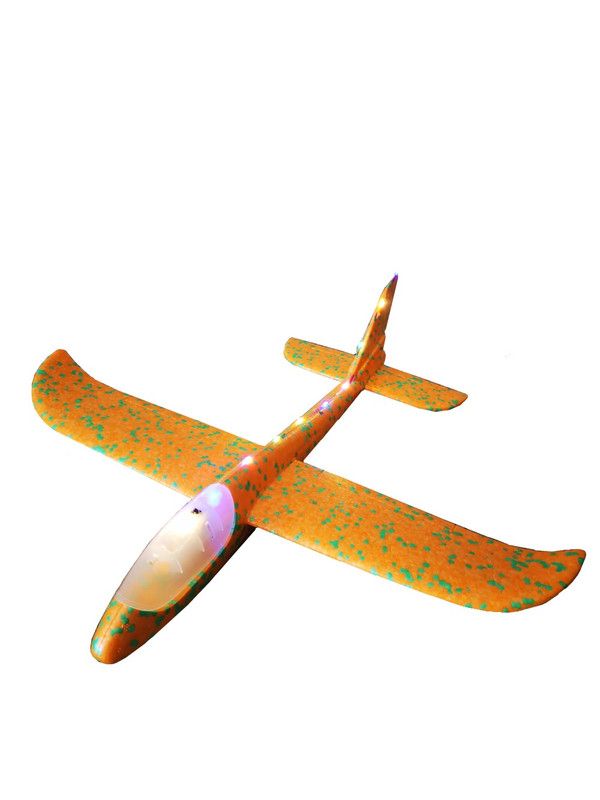 Glider Throw Foam Airplane Large Throwing Foam Plane with Lights