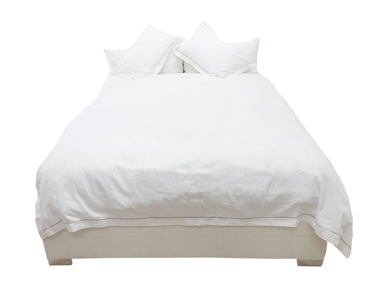 Egyptian Collection - Oxford Satin Stitch Duvet Cover Set (1 Set)