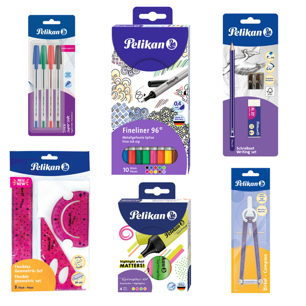Pelikan Stationery Set for High School Students, Age 13-18, Starter Pack