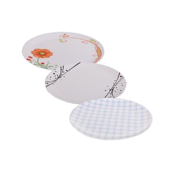 Bulk Pack x 3 Melamine Dinner Plate 25cm