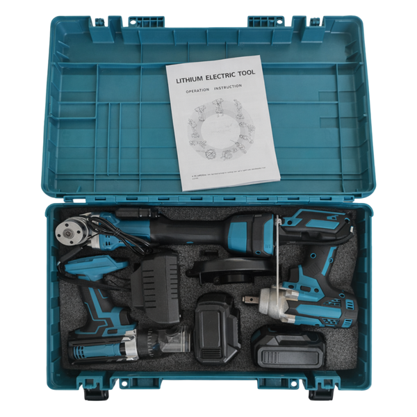 DIY Power Tool Set - 20V Lithium, Drill + Impact Driver